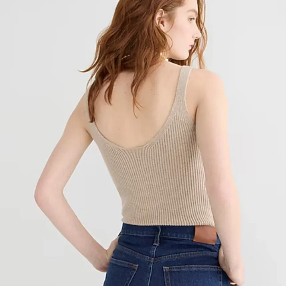 Jcrew Cashmere-blend sweater-tank - Picture 7 of 8